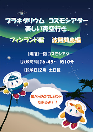 コスモシアター 美しい夜空行き